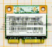 Модуль WiFi Broadcom BCM943142HM, 802.11b/g/n+BT4.0, MiniHalf Pci (разбор, без дефектов)