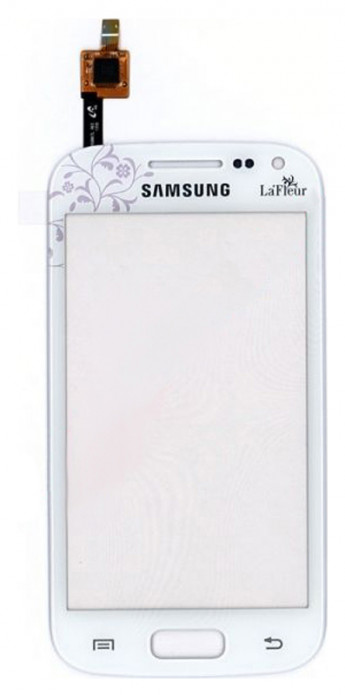 <!--Сенсорное стекло (тачскрин) для Samsung Galaxy Ace II GT-I8160 LaFleur (белый)-->