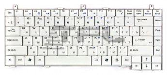 <!--Клавиатура для ноутбука MSI S420 S425 S430 S450 (белая)-->