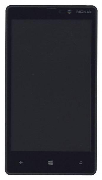 <!--Модуль (матрица + тачскрин) для Nokia Lumia 820 с рамкой (черный)-->