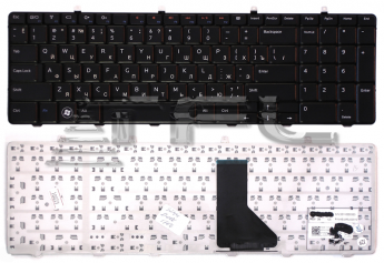 <!--Клавиатура для ноутбука Dell Inspiron 1764 (черная)-->