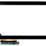 <!--Сенсорное стекло (тачскрин) Motorola MZ615 MZ616 Xoom 2 с рамкой и платой (черный) -->