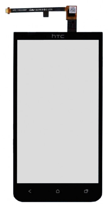 <!--Сенсорное стекло (тачскрин) для HTC One XC X720d (черный)-->