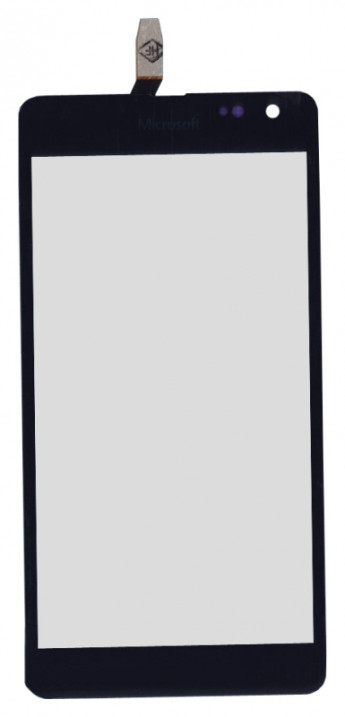<!--Сенсорное стекло (тачскрин) для Microsoft Lumia 535 1607 (черный)-->