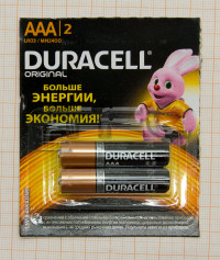 <!--Батарейка AAA Duracell LR03 2шт-->