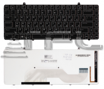 <!--Клавиатура для ноутбука Dell Alienware M11X R2 R3 с подсветкой-->