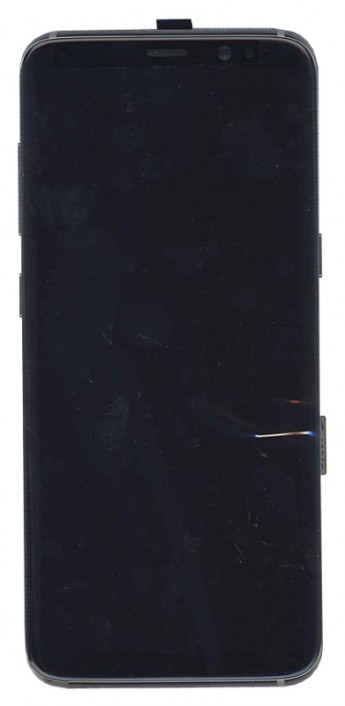 <!--Модуль (матрица + тачскрин) для Samsung Galaxy S8 SM-G950F рамкой (черный с золотом) -->