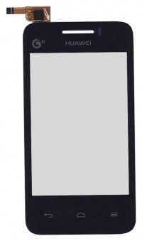 <!--Сенсорное стекло (тачскрин) для Huawei Ascend Y220 (черный)-->