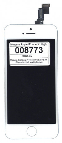 Модуль (матрица + тачскрин) для Apple iPhone 5C (белый)