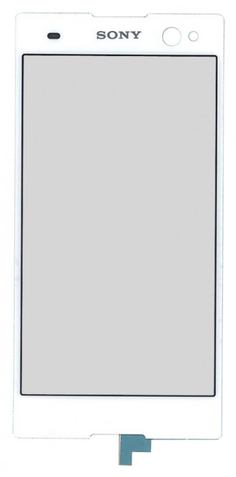 <!--Сенсорное стекло (тачскрин) для Sony Xperia C3 | C3 Dual (белый)-->