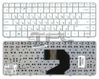 <!--Клавиатура для ноутбука HP Pavilion G4 G4-1000 G6 G6-1000 CQ43 (белая)-->