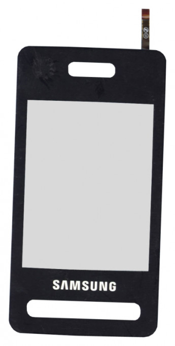 <!--Сенсорное стекло (тачскрин) для Samsung SGH-D980 (черный)-->