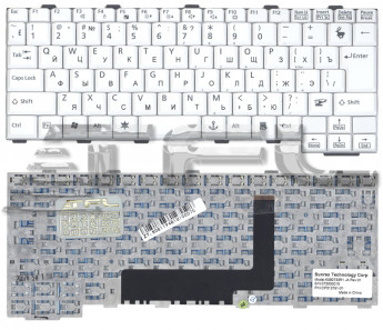 <!--Клавиатура для ноутбука Fujitsu-Siemens LIFEBOOK P7230 (белая)-->