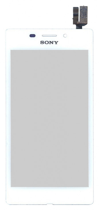 <!--Сенсорное стекло (тачскрин) для Sony Xperia M2 Aqua (белый)-->