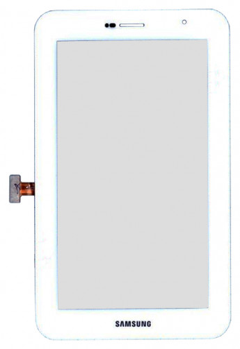 <!--Сенсорное стекло (тачскрин) Samsung Galaxy Tab 7.0 Plus P6200 (белый) -->