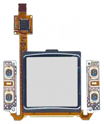 <!--Сенсорное стекло (тачскрин) для Samsung S7330 (черный)-->