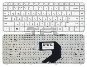 <!--Клавиатура для ноутбука HP Pavilion G4-2000 без рамки (белая)-->