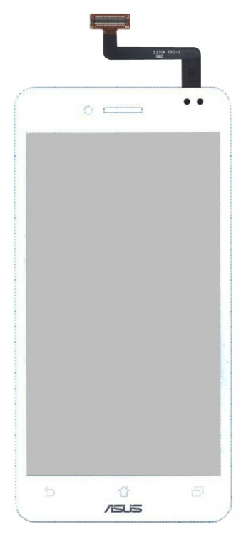 <!--Сенсорное стекло (тачскрин) для Asus Padfone Infinity A80 | A86 (белый)-->