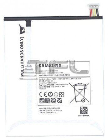 <!--Аккумуляторная батарея EB-BT355ABE для Samsung Galaxy Tab A 8.0 SM-T350, SM-T355, SM-T357W-->
