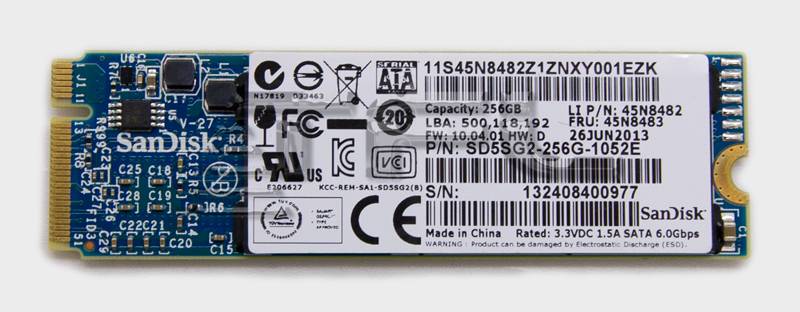 SSD 256GB Lenovo ThinkPad X1 Carbon 45N8483