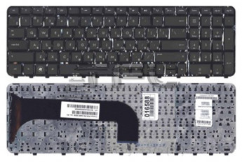 <!--Клавиатура для ноутбука HP Pavilion m6-1000 ENVY m6-1100 m6-1200 с рамкой (черная)-->