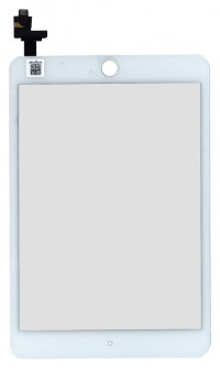 Сенсорное стекло (тачскрин) Ipad mini 3 (retina) original + IC (белый) 
