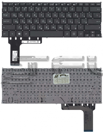 <!--Клавиатура для ноутбука Asus TP201SA (черная)-->