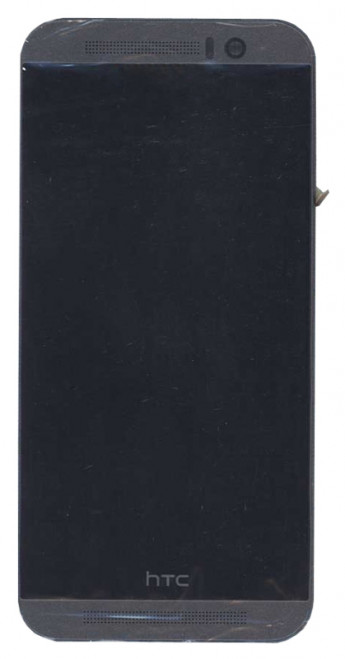 <!--Модуль (матрица + тачскрин) для HTC One M9s с серой рамкой (черный)-->