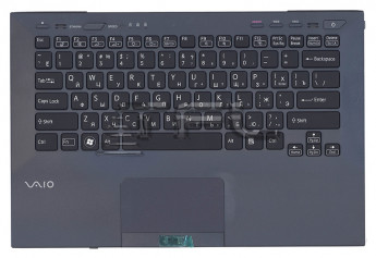<!--Клавиатура для ноутбука Sony Vaio VPC-SB VPC-SD с корпусом (черная)-->