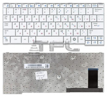 <!--Клавиатура для ноутбука Samsung Q68 Q70 (белая)-->
