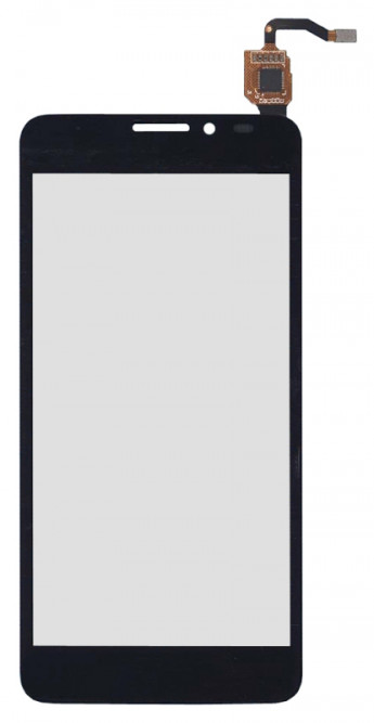 <!--Сенсорное стекло (тачскрин) для Alcatel One Touch Idol X+ 6043D (черный)-->