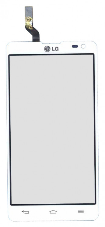 <!--Сенсорное стекло (тачскрин) для LG Optimus L9 II D605 (белый)-->