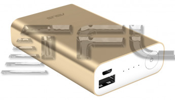 <!--Мобильный аккумулятор Asus ZenPower ABTU005, 10050mAh, 90AC00P0-BBT028 (золото) (Ref.)-->