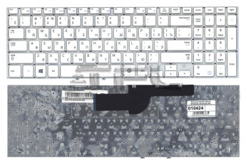 <!--Клавиатура для ноутбука Samsung 355V5C 350V5C NP355V5C NP355V5C-A01 (белая)-->
