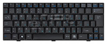 <!--Клавиатура для ноутбука MSI Wind U90 U100 U110 U120 (черная)-->