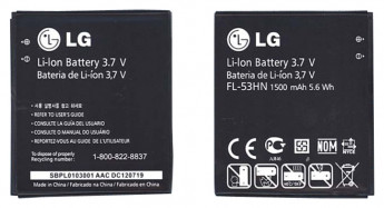 <!--Аккумуляторная батарея FL-53HN для LG P990 Optimus 2X-->