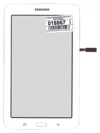 <!--Сенсорное стекло (тачскрин) Samsung Galaxy Tab 3 Lite 7.0 SM-T113 (белый) -->