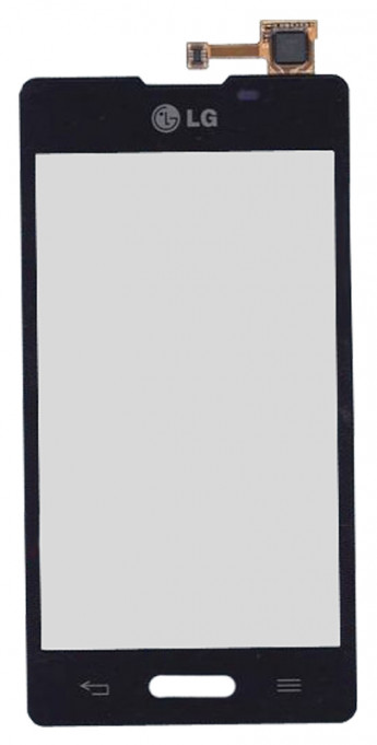 <!--Сенсорное стекло (тачскрин) для LG Optimus L5 II E450 E460 (черный)-->
