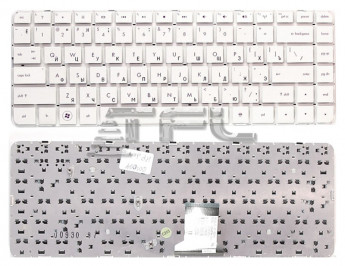 <!--Клавиатура для ноутбука HP Pavilion dm4-1000 dv5-2000 dv5-2100 (белая)-->