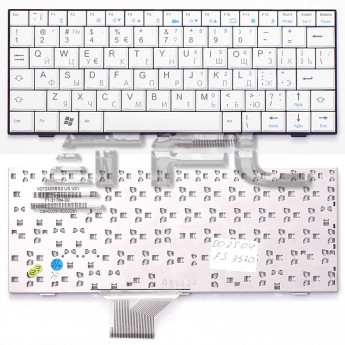 <!--Клавиатура для ноутбука Fujitsu-Siemens Amilo Mini Ui 3520 M1010 (белая)-->
