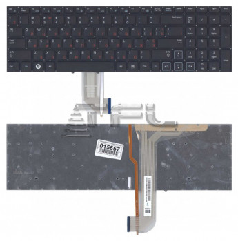 <!--Клавиатура для ноутбука Samsung RF710 RF711 с подсветкой (черная)-->