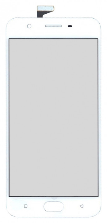 <!--Сенсорное стекло (тачскрин) для Oppo A57 (белый)-->