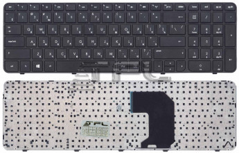 <!--Клавиатура для ноутбука HP G7-2000 c рамкой (черная)-->