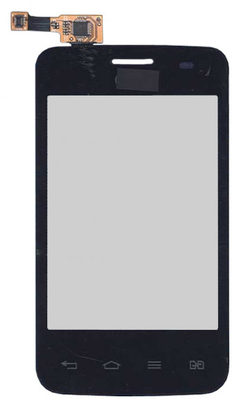 <!--Сенсорное стекло (тачскрин) для LG Optimus L3 II Dual ( E435 ) (черный)-->