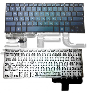 <!--Клавиатура для Asus UX301, 0KNB0-362ARU00 (синяя)-->