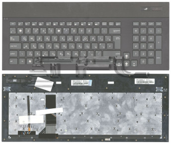 <!--Клавиатура для ноутбука ASUS G74 в рамке с подсветкой-->