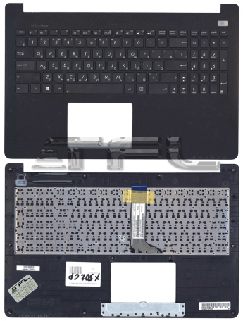<!--Клавиатура для ноутбука Asus X502 с корпусом (черная)-->
