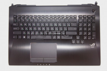 <!--Клавиатура для Asus G750JM, с корпусом, тачпадом, 90NB04J1-R31RU1-->