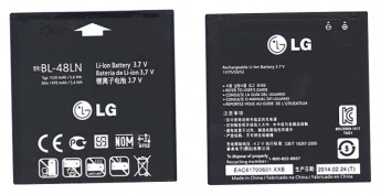 <!--Аккумуляторная батарея BL-48LN для LG P725 Optimus 3D Max-->