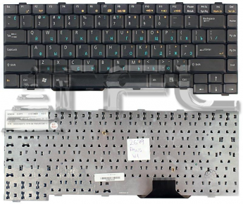 <!--Клавиатура для ноутбука Asus W1 W1Ga W1Gc W1J W1Ja W1Jb W1Jc W1N W1Na W1V W1000 (черная)-->